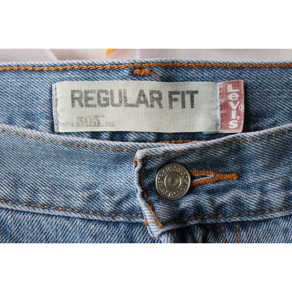 LEVIS 505 Jeans 40x34 Regular Fit Medium Blue Wash *VINTAGE - Picture 4 of 10